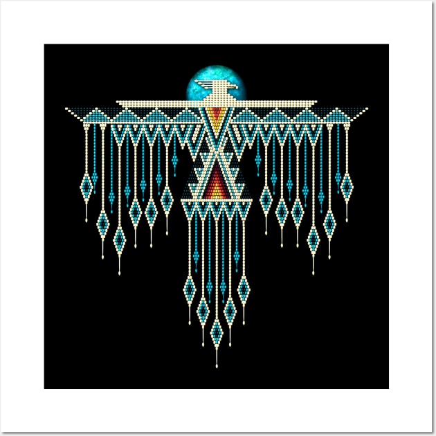 Southwest Native American Style Thunderbird Wall Art by NaumaddicArts